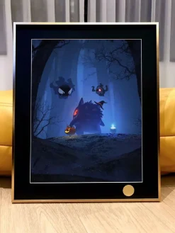 Gengar Forest Decorative Painting - Pokemon - Xingkong Studio