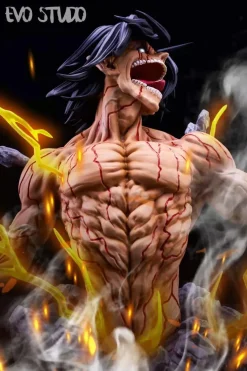 Giant Eren Yeager Half-Portrait - Attack on Titan Resin Statue - EVO Studios