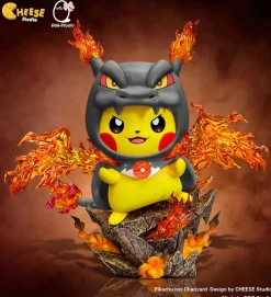 Gigantamax Charizard Cosplay Pikachu - Pokemon Resin Statue - CHEESE Studio
