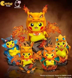 Gigantamax Charizard Cosplay Pikachu - Pokemon Resin Statue - CHEESE Studio