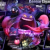 Gigantamax Gengar with LED - Pokemon Resin Statue - Crescent-Studios