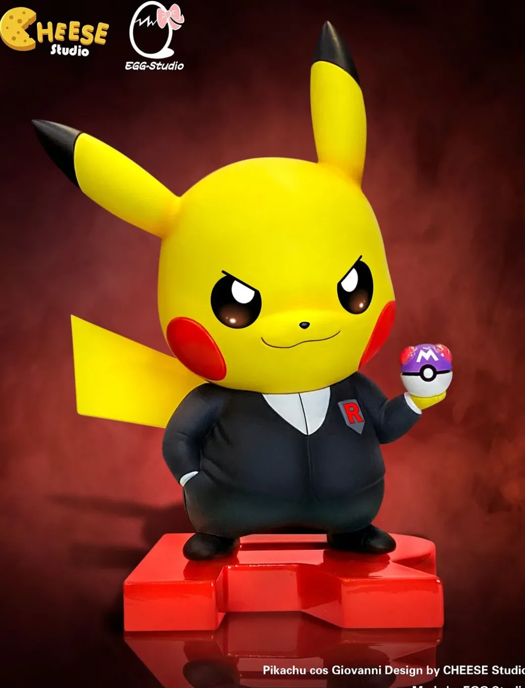 Giovanni Cosplay Pikachu - Pokemon Resin Statue - CHEESE Studio
