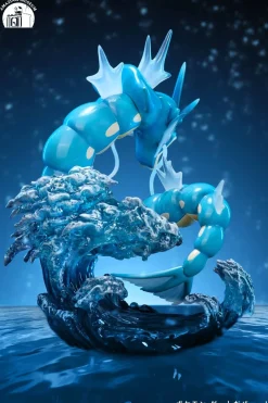 GK & 1/20 Scale World Zukan Hyper Beam Gyarados with LED - Pokemon Resin Statue - Amazing Museum Studio