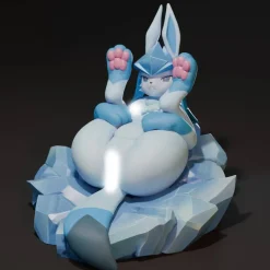 Glaceon - Pokemon Statue - Spirit Demon Studio