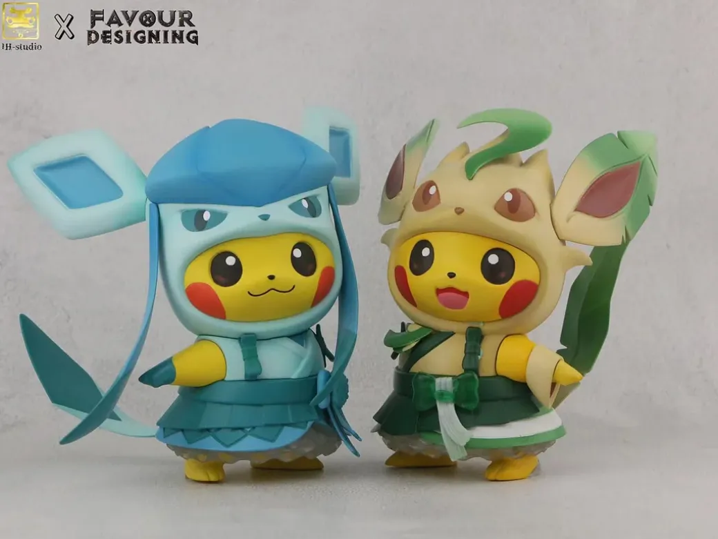 Glaceon Cosplay Pikachu - Pokemon Resin Statue - IH-Studio