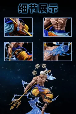 God Enel & 200,000,000 Volt Amaru - ONE PIECE Resin Statue - WIFI Studio