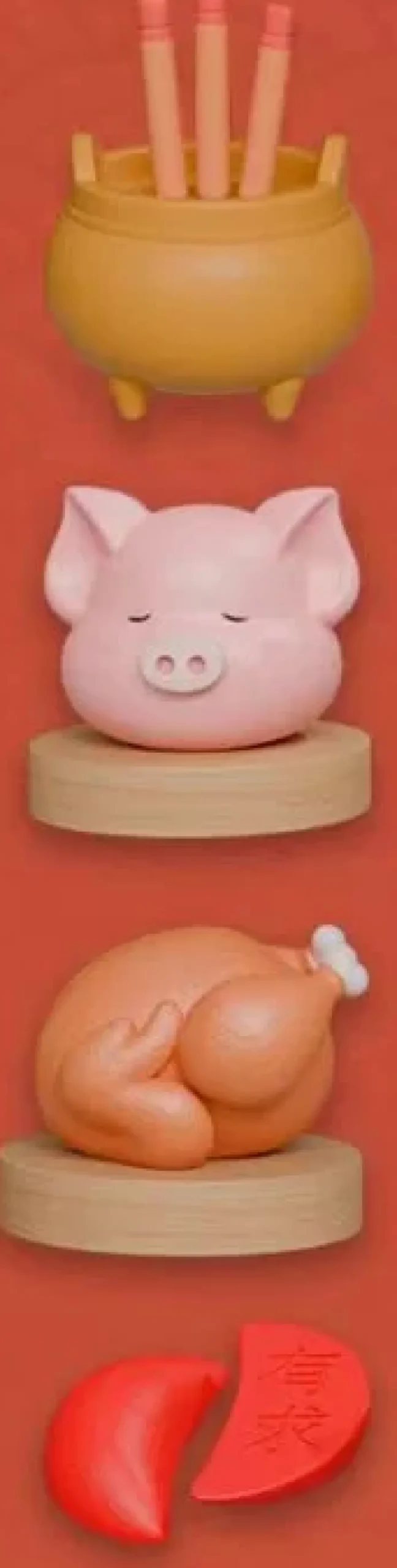 God of Wealth Meowth with LED - Pokemon Resin Statue - VS Studios