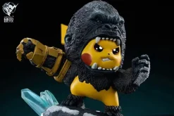 Godzilla & Kong Cosplay Pikachu - Pokemon Godzilla x Kong: The New Empire Resin Statue - HARD SHELL Studios