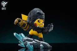 Godzilla & Kong Cosplay Pikachu - Pokemon Godzilla x Kong: The New Empire Resin Statue - HARD SHELL Studios