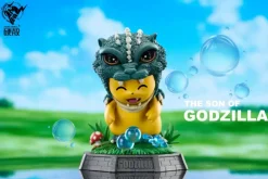 Godzilla Junior Cosplay Pikachu - Pokemon Godzilla Resin Statue - HARD SHELL Studios