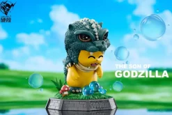 Godzilla Junior Cosplay Pikachu - Pokemon Godzilla Resin Statue - HARD SHELL Studios