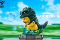 Godzilla Junior Cosplay Pikachu - Pokemon Godzilla Resin Statue - HARD SHELL Studios