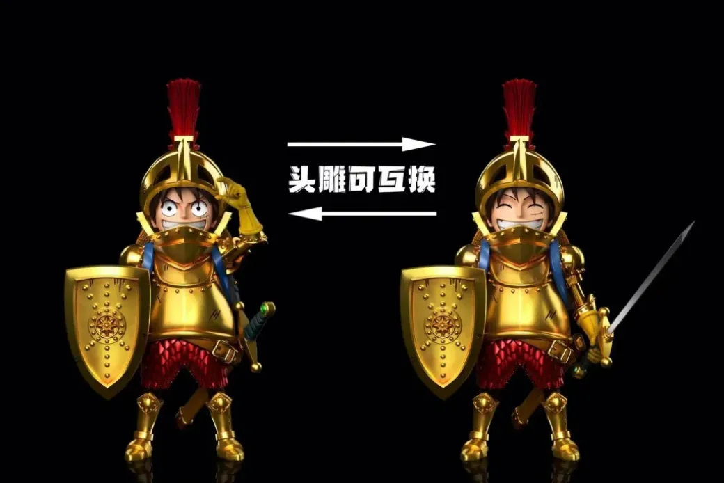 Gold Armor Monkey D. Luffy - ONE PIECE Resin Statue - A Plus Studios