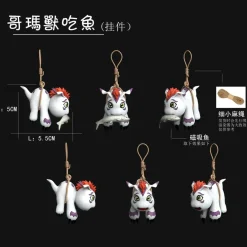 Gomamon Pendant - Digimon Statue - LuGuoDeWoNiu Studio