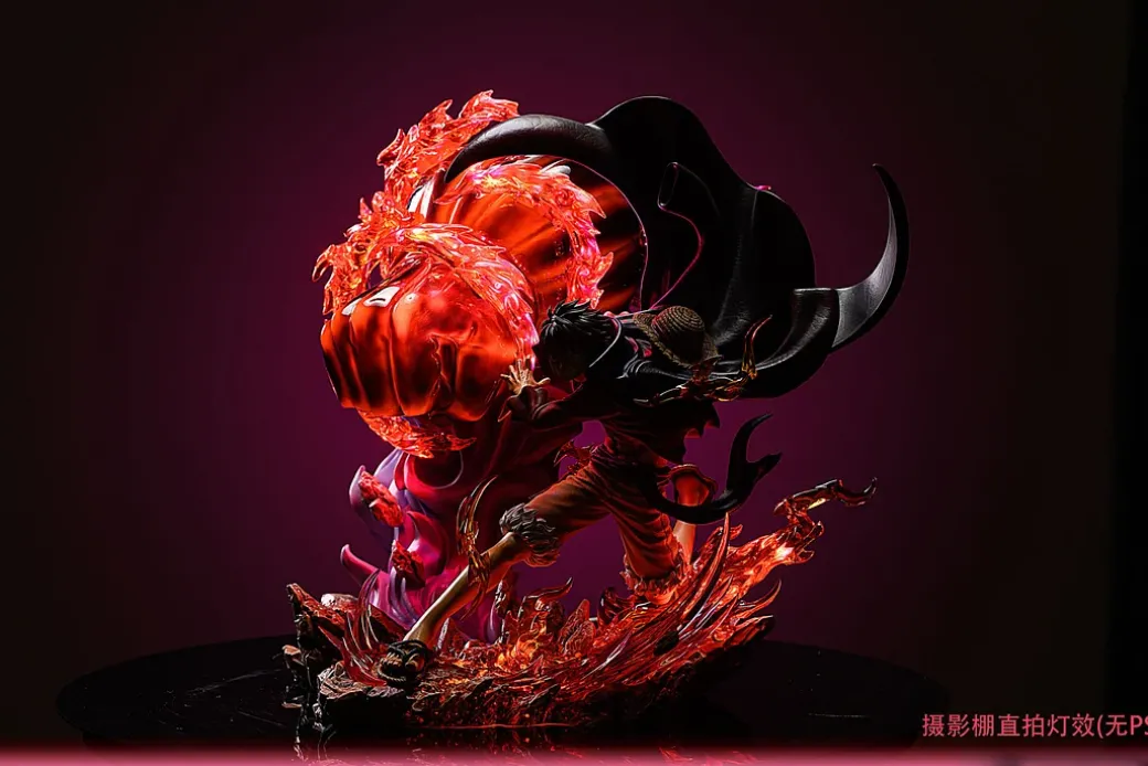 Gomu Gomu no Red Roc Monkey D. Luffy with LED - ONE PIECE Resin Statue - LX-Studios