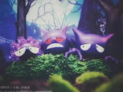 Grass Trio Ver. Gengar Family - Pokemon Resin Statue - sun Studio