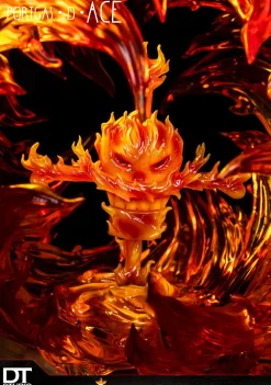 Great Flame Commandment: Flame Emperor, Portgas D. Ace with LED - ONE PIECE Resin Statue - DT-Studios
