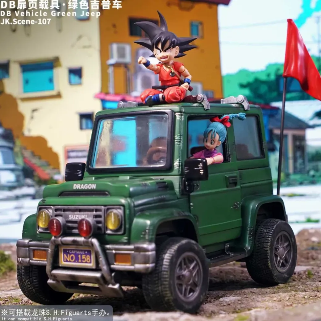 Green Jeep - Dragon Ball Resin Statue - JacksDo Studios