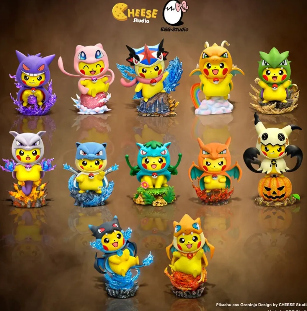 Greninja Cosplay Pikachu - Pokemon Resin Statue - CHEESE Studio