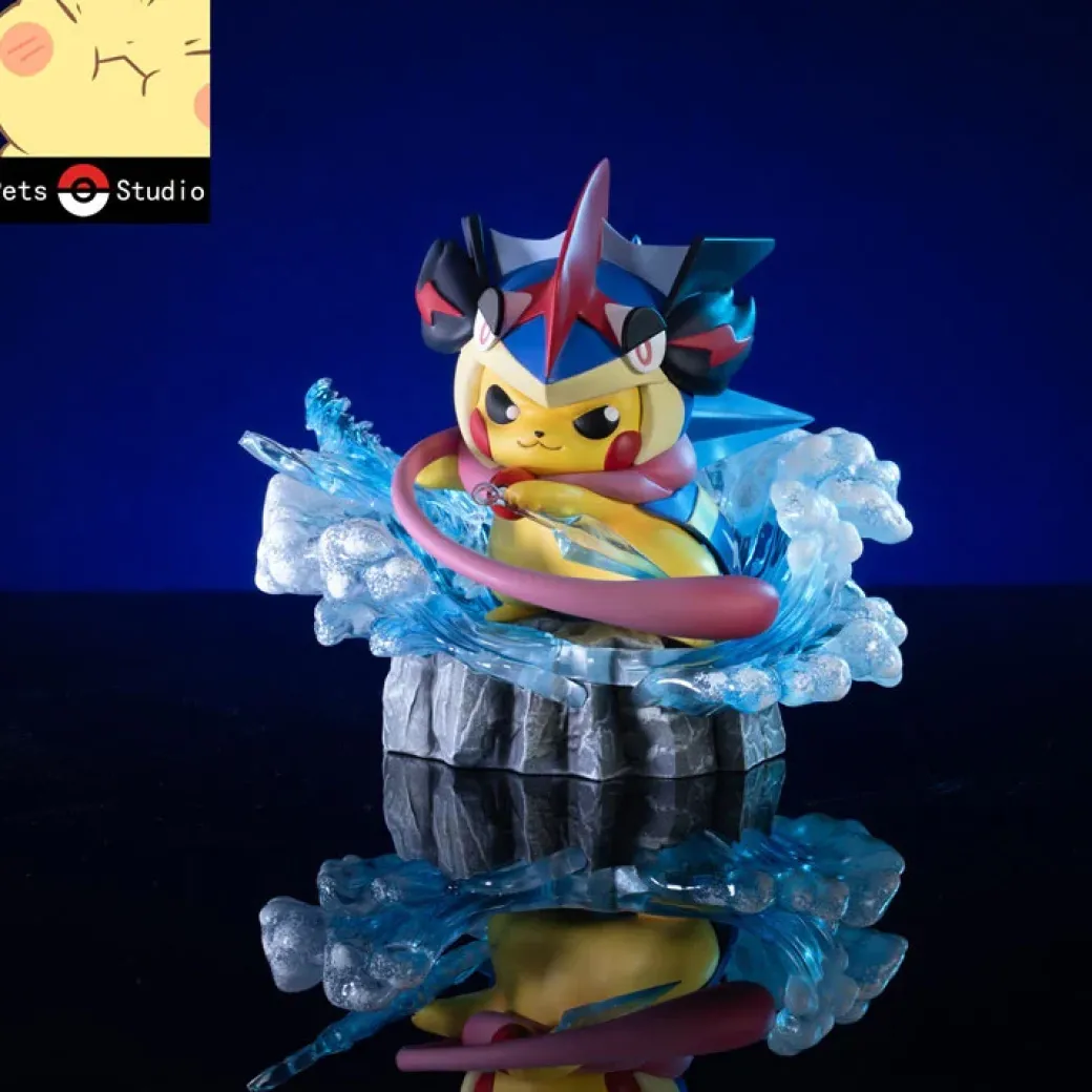 Greninja Cosplay Pikachu - Pokemon Resin Statue - Pets Studio