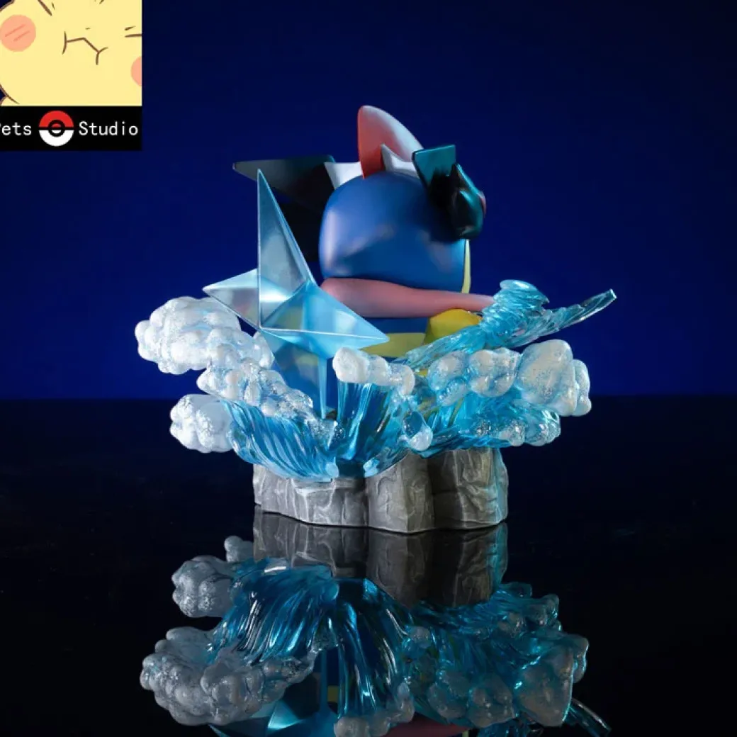 Greninja Cosplay Pikachu - Pokemon Resin Statue - Pets Studio