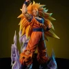 GROS Scale Super Saiyan 3 Son Goku - Dragon Ball Resin Statue - Ash-Studio