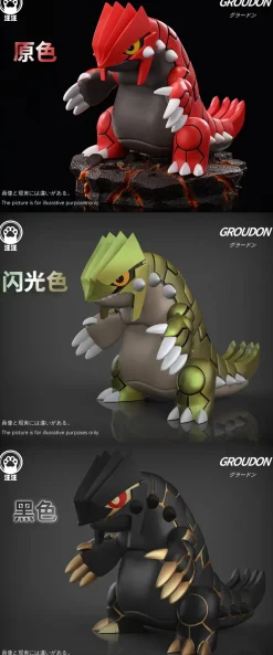 Groudon - Pokemon Resin Statue - Wang Wang Studio