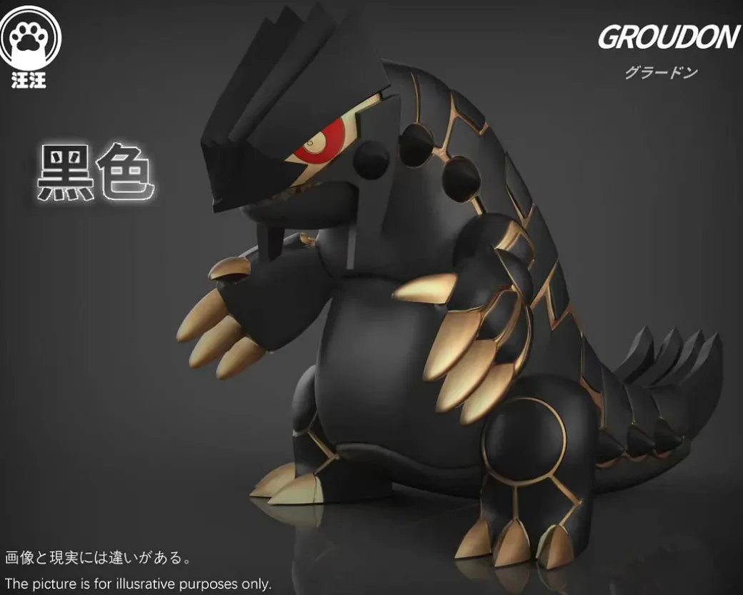 Groudon - Pokemon Resin Statue - Wang Wang Studio