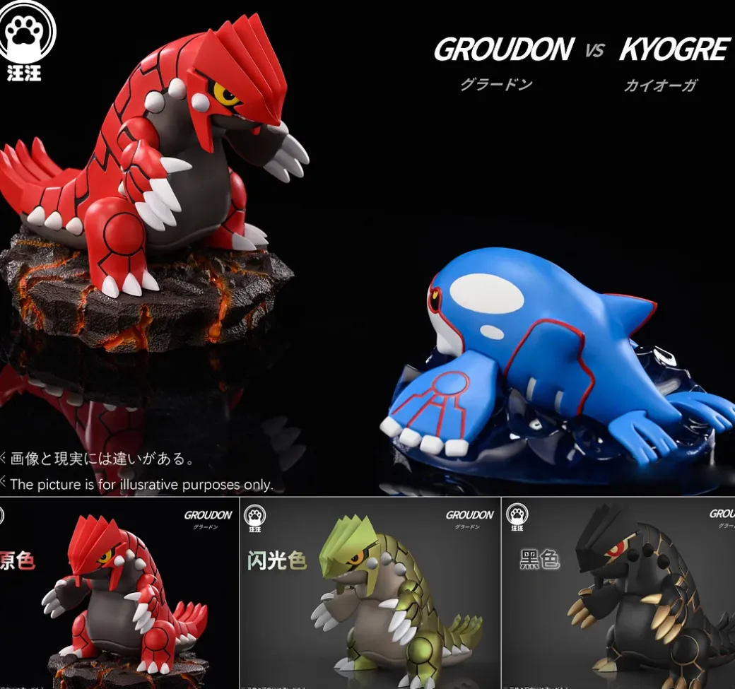 Groudon - Pokemon Resin Statue - Wang Wang Studio