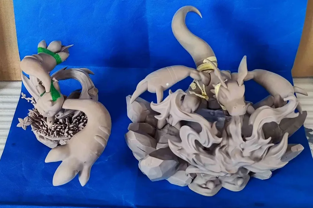 Guilmon - Digimon Resin Statue - BaiLong Studio