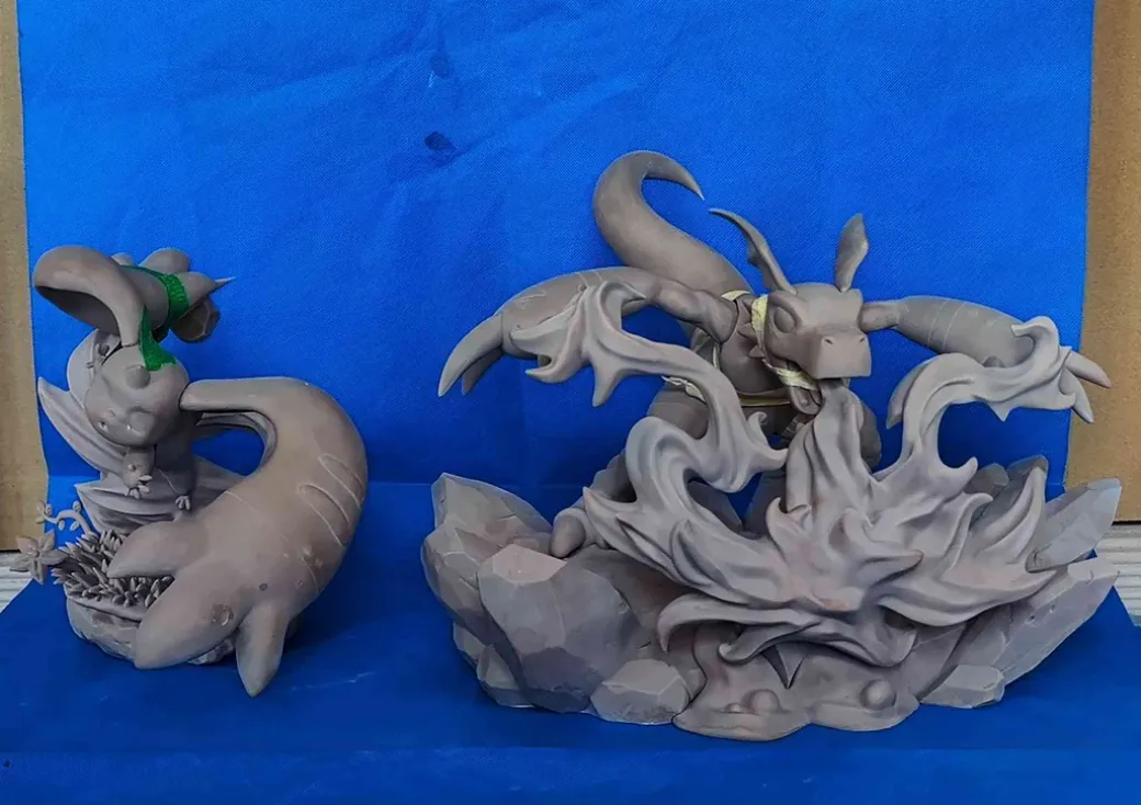 Guilmon - Digimon Resin Statue - BaiLong Studio