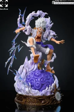 Gum-Gum Fruit & Sun God Nika Monkey D. Luffy with LED - ONE PIECE Resin Statue - Devil Rans Studio