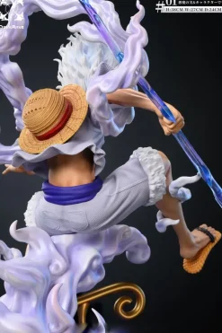 Gum-Gum Fruit & Sun God Nika Monkey D. Luffy with LED - ONE PIECE Resin Statue - Devil Rans Studio