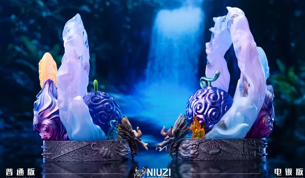 Gum-Gum Fruit with LED - ONE PIECE Resin Statue - NiuZi Studio