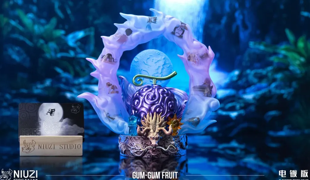 Gum-Gum Fruit with LED - ONE PIECE Resin Statue - NiuZi Studio