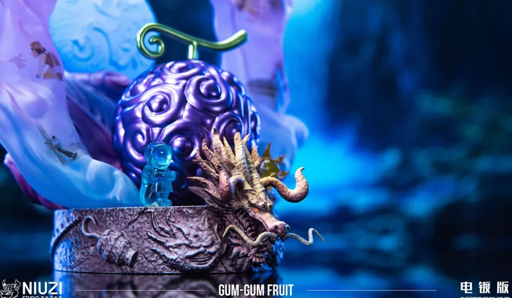Gum-Gum Fruit with LED - ONE PIECE Resin Statue - NiuZi Studio