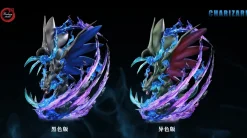 GX Evolution Series Charizard X with LED - Pokemon Resin Statue - Fantasy Studios