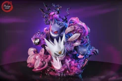 GX Evolution Series Gengar Family with LED - Pokemon Resin Statue - Fantasy Studios