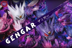 GX Evolution Series Gengar Family with LED - Pokemon Resin Statue - Fantasy Studios