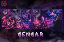 GX Evolution Series Gengar Family with LED - Pokemon Resin Statue - Fantasy Studios