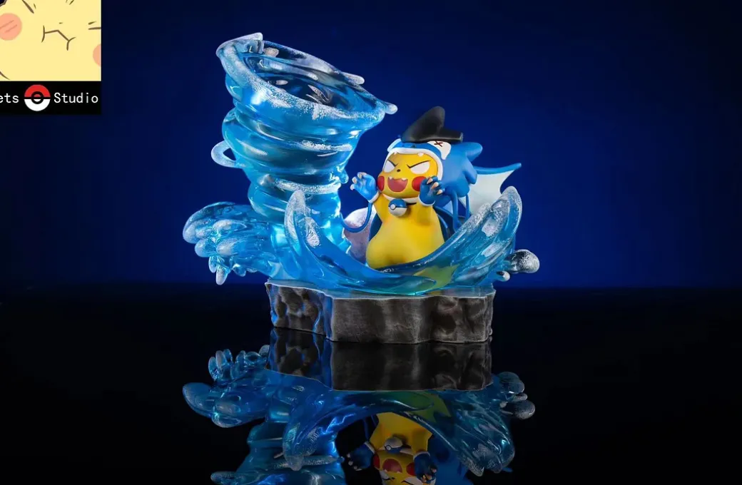 Gyarados Cosplay Pikachu - Pokemon Resin Statue - Pets Studio