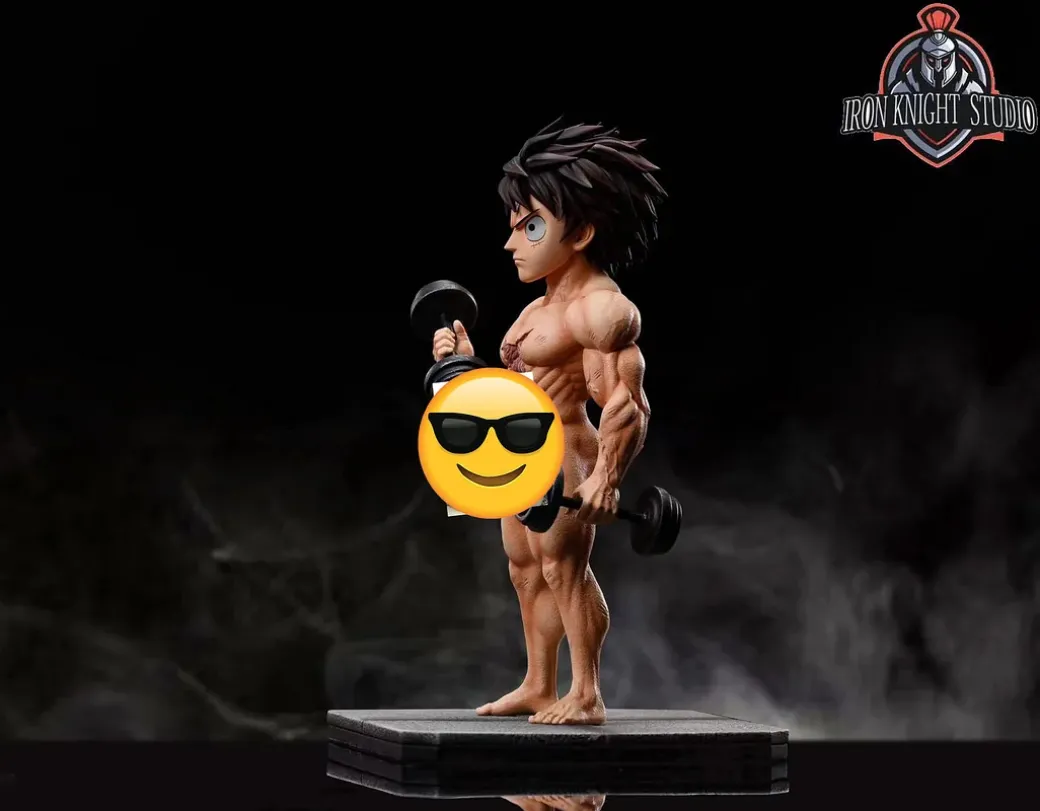 Gym Series 002 Monkey D. Luffy - ONE PIECE Resin Statue - Iron Knight Studios