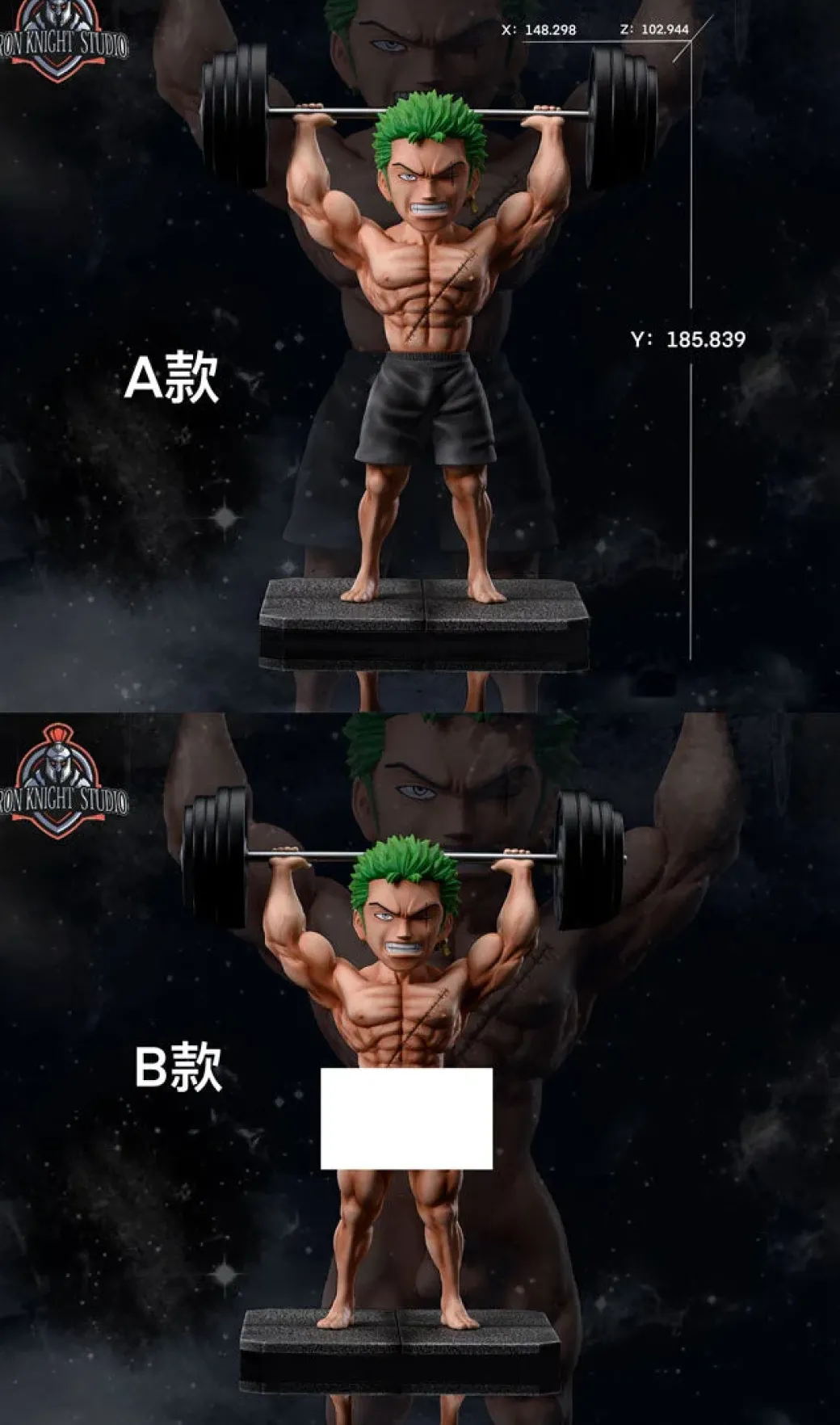 Gym Series 001 Roronoa Zoro - ONE PIECE Resin Statue - Iron Knight Studios