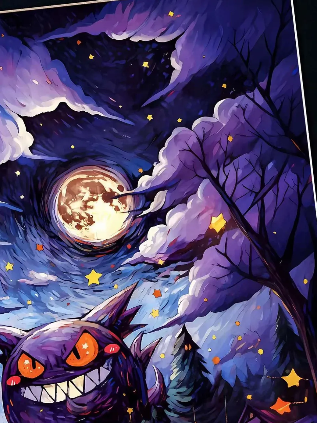 Halloween Festival Gengar Decorative Painting - Pokemon - Xingkong Studio