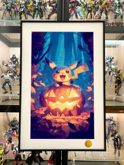 Halloween Pikachu Decorative Painting - Pokemon - Xingkong Studio