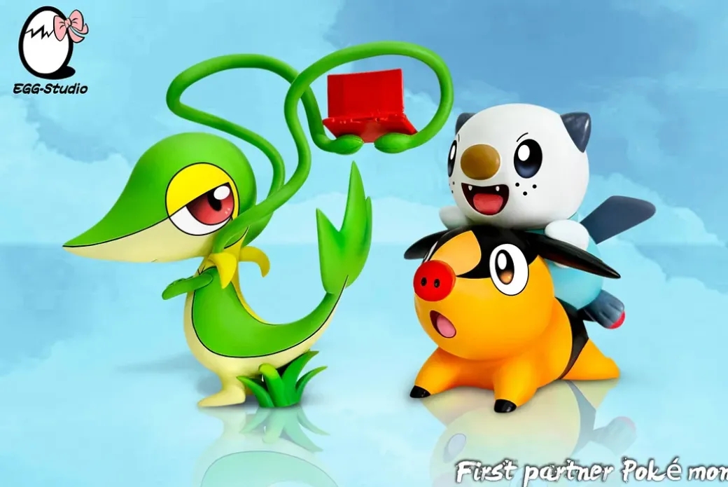 Happy Hour Generation 4 & Generation 5 & Generation 6 Pokemon - Pokemon Resin Statue - EGGS Studios