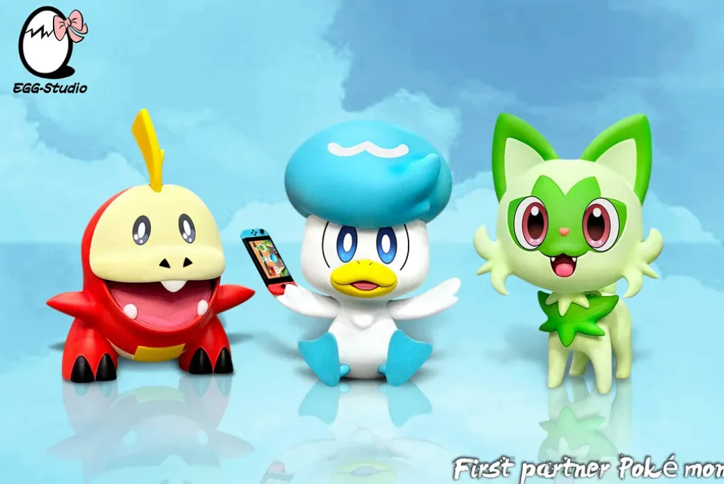 Happy Hour Generation 7 & Generation 8 & Generation 9 Pokemon - Pokemon Resin Statue - EGGS Studios