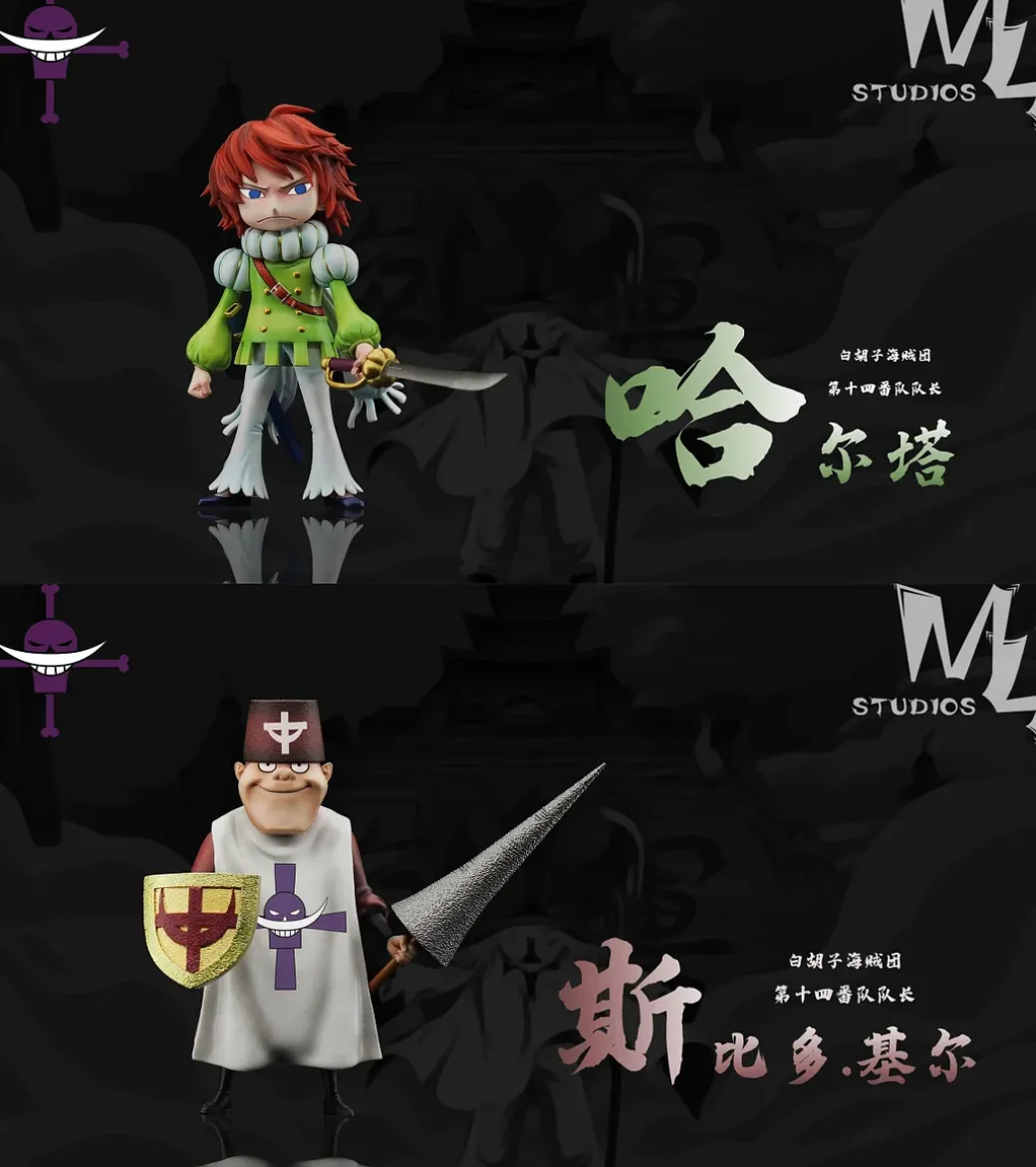 Haruta & Speed Jiru - ONE PIECE Resin Statue - M4 Studios