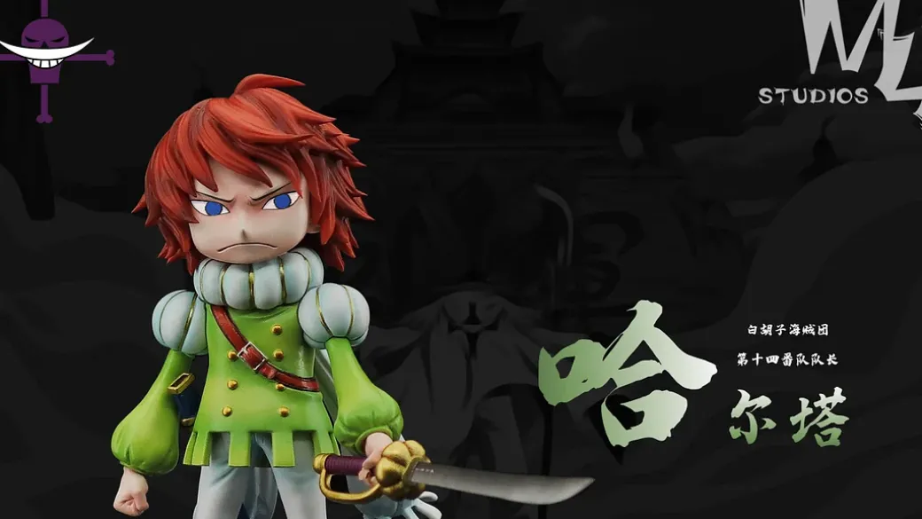 Haruta & Speed Jiru - ONE PIECE Resin Statue - M4 Studios