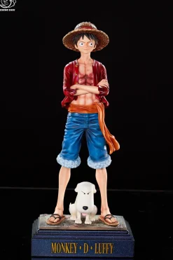 Holding Chest Monkey D. Luffy & Chouchou - ONE PIECE Resin Statue - LICKING DOG Studio